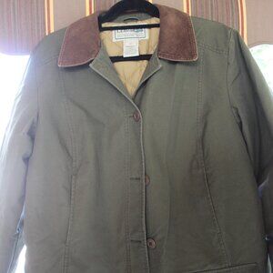 L.L. Bean Barn Jacket Women's Size M Quilted Thinsulate Lining ID # 267097